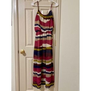 Multi colored maxi dress